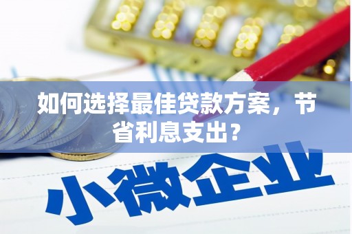 南澳如何选择最佳贷款方案，节省利息支出？