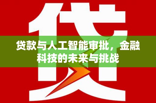 南澳贷款与人工智能审批，金融科技的未来与挑战