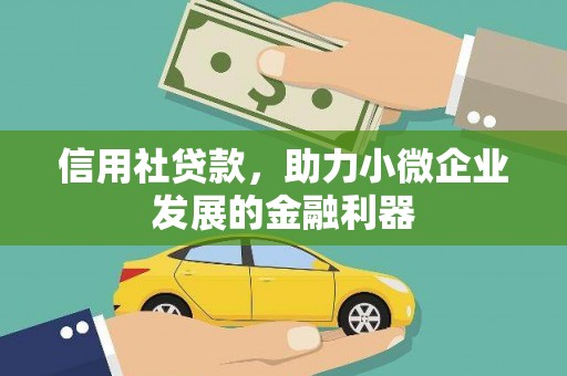 南澳信用社贷款，助力小微企业发展的金融利器