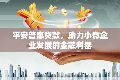 南澳平安普惠贷款，助力小微企业发展的金融利器